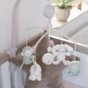 Baby´s Only - mobile pinnasänkyyn Animals laurel green/warm linen