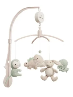 Baby´s Only - mobile pinnasänkyyn Animals laurel green/warm linen