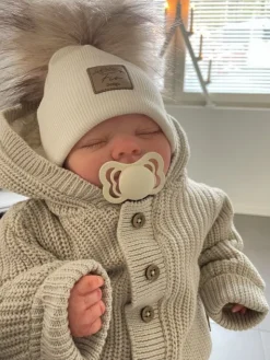 Baby's Only - neulehuppari vauvalle, Warm Linen