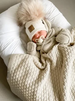 Baby's Only - TEDDY neulehaalari vauvalle, Warm Linen