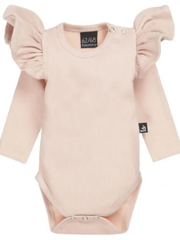 Babystyling vauvan röyhelöbody Rose