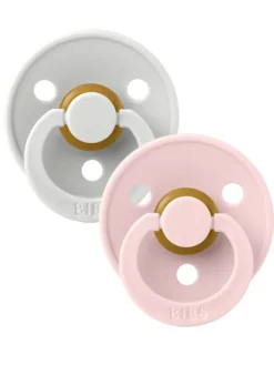 BIBS - vauvan tutti 2-PACK 0-18kk - Haze / Blossom