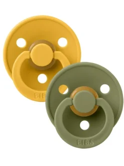 BIBS - vauvan tutti 2-PACK 0-18kk - Honey Bee / Olive