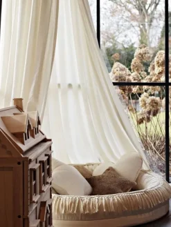 Boho set - Canopy Maxi + Juniorpesä, Vanilla