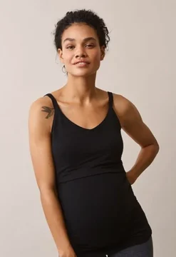 Boob Design - Easy singlet äitiys- ja imetystoppi, musta
