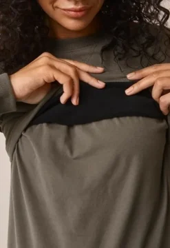 Boob Design - imetyscollege B-Warmer Sweatshirt Olive leaf