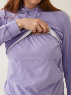 Boob Design - imetyshuppari B-Warmer Hoodie, Lilac
