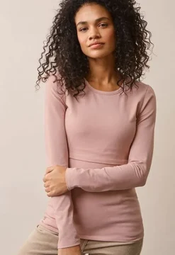 Boob Design - imetyspaita pitkähihainen Classic, mauve
