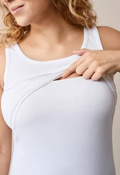 Boob Design - imetystoppi Classic Tank Top Valkoinen