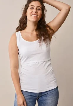 Boob Design - imetystoppi Classic Tank Top Valkoinen