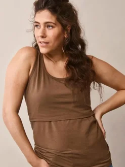 Boob Design - imetystoppi Classic Tank Top Hazelnut