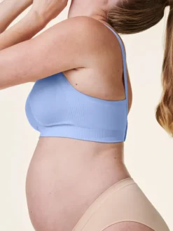 BRAVADO - imetysliivit body silk seamless - Hydrangea Blue