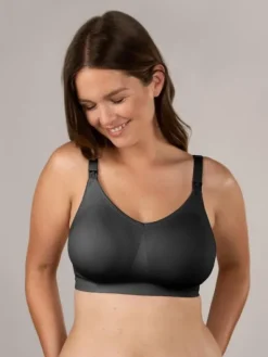 BRAVADO - imetysliivit body silk seamless - Musta