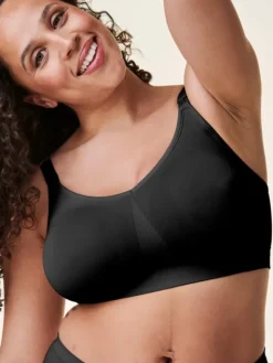 BRAVADO - imetysliivit body silk seamless - Musta