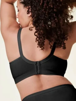 BRAVADO - imetysliivit body silk seamless - Musta