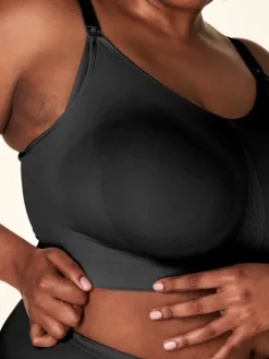 BRAVADO - imetysliivit body silk seamless - Musta