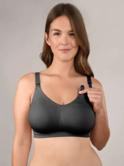 BRAVADO - imetysliivit body silk seamless - Musta