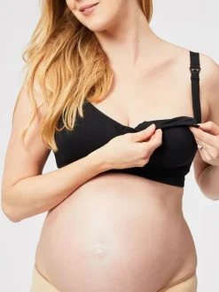 Cake Maternity - imetysliivit Sugar Candy - Musta (G-K)