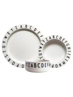 Design Letters - Eat & Learn ruokailusetti - 3 Pieces