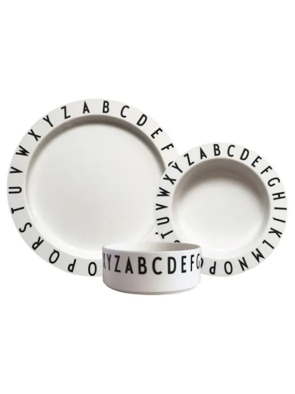 Design Letters - Eat & Learn ruokailusetti - 3 Pieces