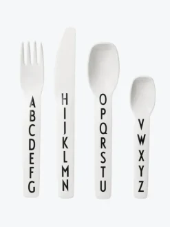 Design Letters lasten ruokailuvälineet ABC