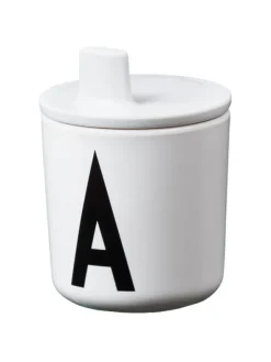 Design Letters nokka / kansi mukiin - white
