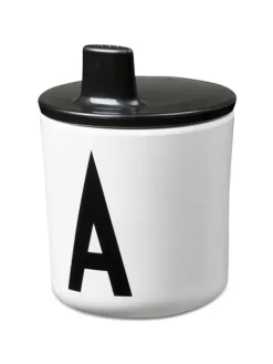 Design Letters nokka / kansi mukiin - black