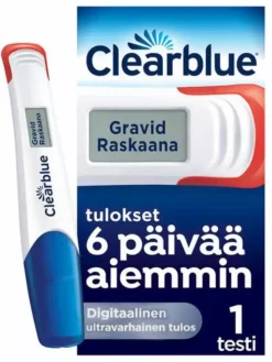 Digital Ultra Early Raskaustesti Clearblue - 1 kpl