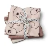 Done By Deer - harsoliina 3-pack 70x70 - Deer friends Powder