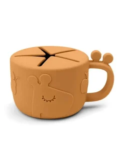 Done by Deer - Peekoboo Snack Cup - Raffi Mustard
