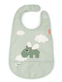 Done By Deer - Ruokalappu - Happy clouds, green