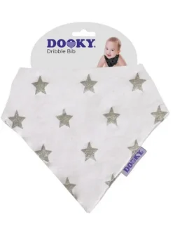 Dooky - vauvan kuolalappu, silver star