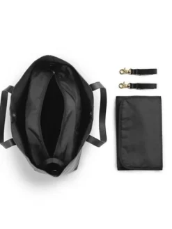 Elodie Details - hoitolaukku, Black Leather