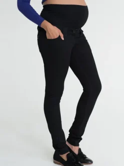 Funmum- Skinny jeans äitiysfarkut - musta