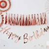 Ginger Ray - folioilmapallo Happy Birthday, ruusukulta