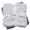 Harsoliina 2-pack 70x70 - Happy dots grey - Done By Deer