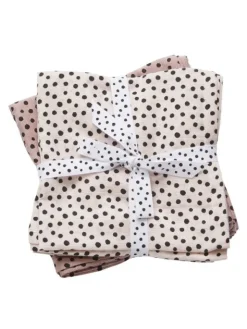 Harsoliina 2-pack 70x70 - Happy dots powder - Done By Deer