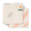Harsoliina vauvalle 2-pack 70x70 - Celebration Powder – Done By Deer