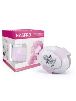 Haspro BABY lapsen 0-3 v kuulosuojaimet, pinkki