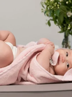 Huppupyyhe lapselle, pupunkorva pinkki