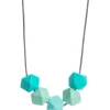 Imetyskoru (turkoosi-minttu-vaaleanturkoosi)