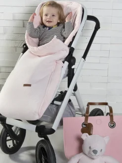 Iso lämpöpussi rattaisiin | Baby’s Only (sileäneulos rosa)