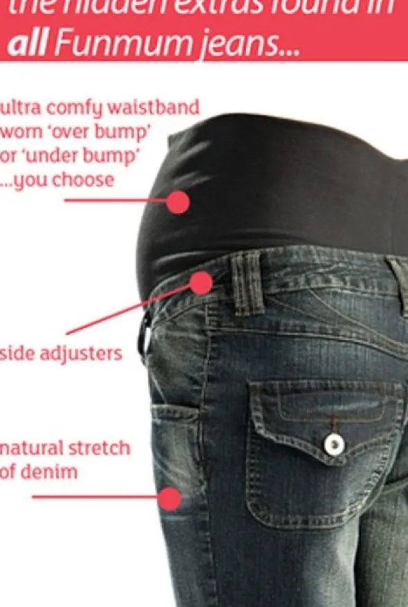 Äitiysfarkut Indigo Classic cut - FUNMUM