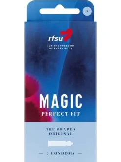 Kondomi Magic 5 kpl, anatomisesti muotoiltu