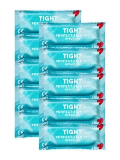 Kondomi Tight 10 kpl, kapeampi malli