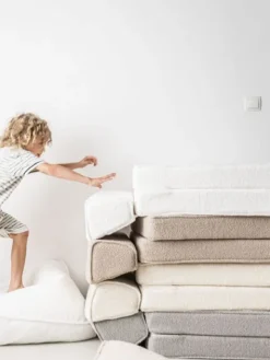 Lasten lepotuoli / sohva 3in1, Bouncle cream