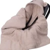 Lämmin nallenkorva boucle turvakaukalon viltti – beige