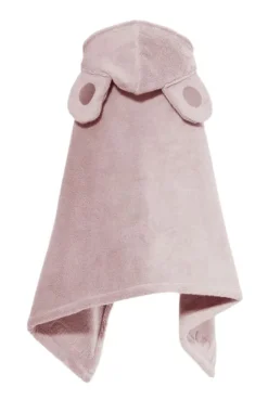 Luin Living Vauvapyyhe nallenkorvilla 0-5v, Dusty Rose