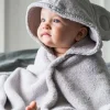 Luin Living Vauvapyyhe nallenkorvilla 0-5v, Pearl Grey