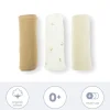 Luomupuuvillainen harso 3-Pack, cream | DOOMOO